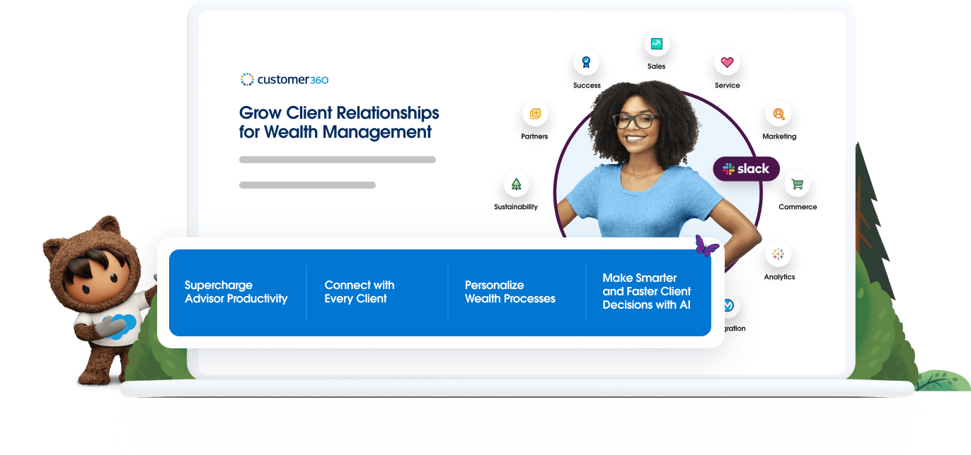 Grow client relationships for wealth management
