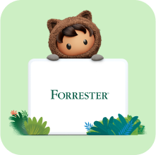 Imagen de un especialista en marketing caminando por un sendero hacia un gráfico circular y gráficos de barras