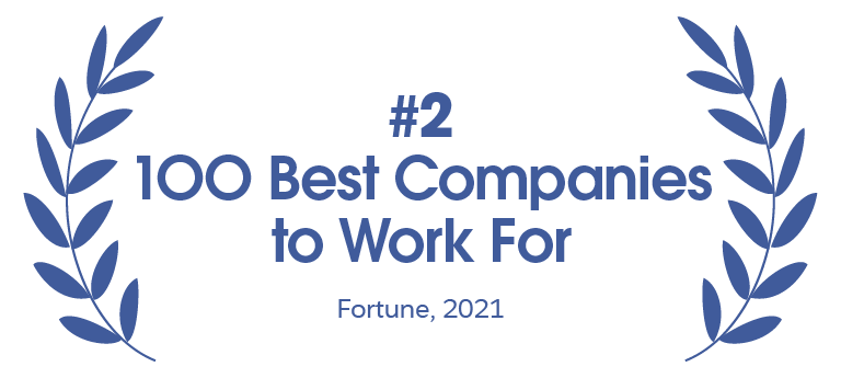 #2 100 Best Companies to Work For | Great Place to Work, 2021
