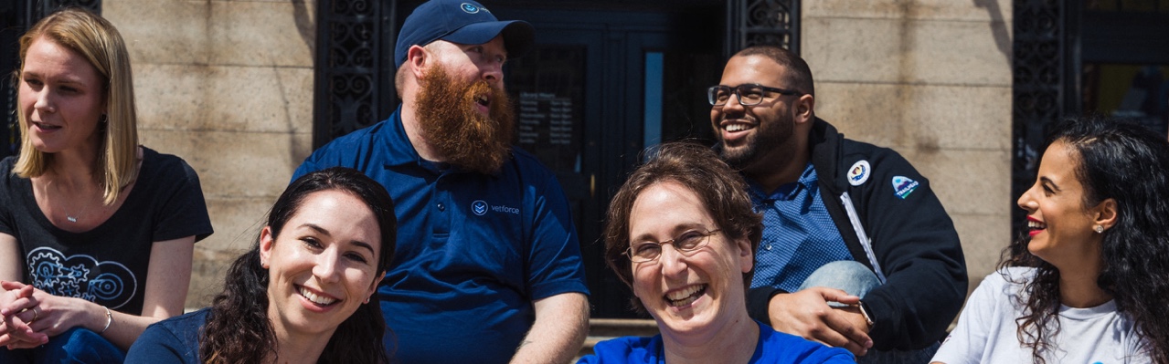 members of the equality group vetforce smiling at the camera