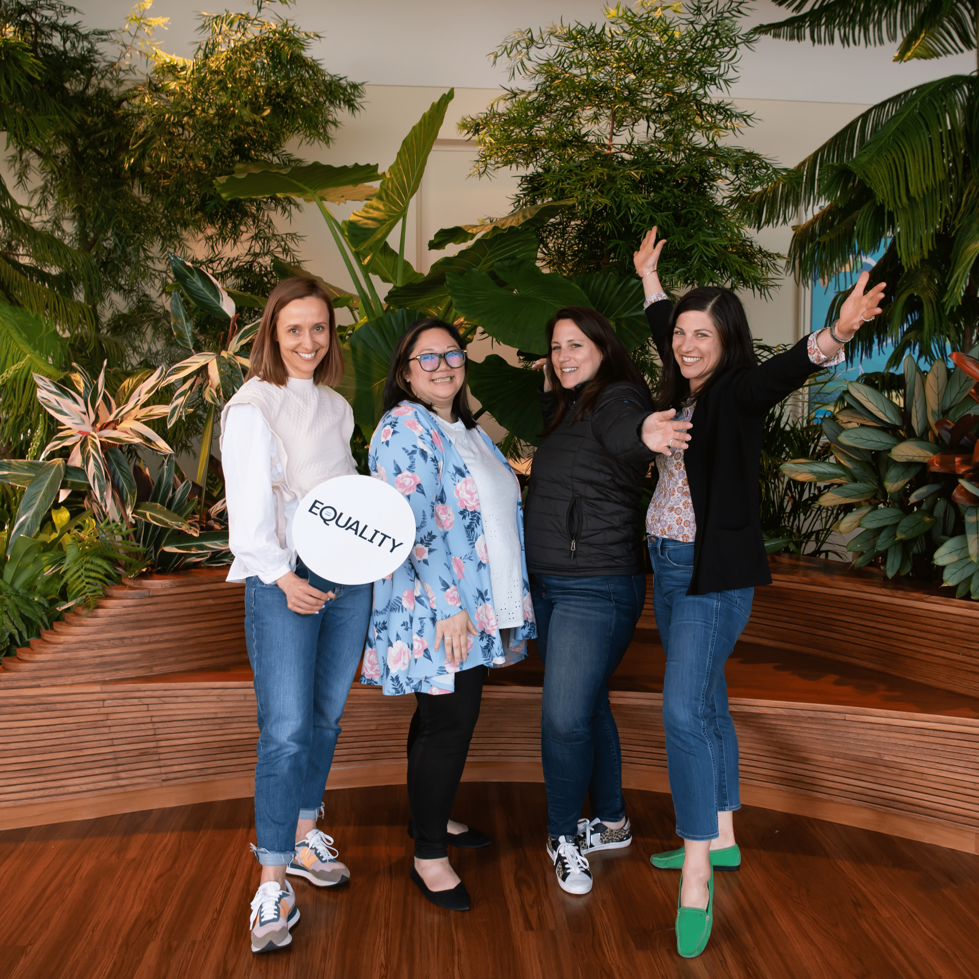 Womens representing salesforce Parents and Families