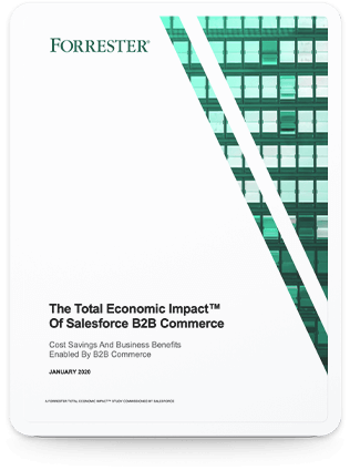 Forrester TEI of Salesforce B2B Commerce Analysis