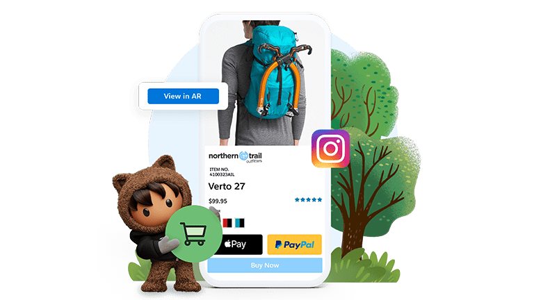 screenshot of the headless commerce demo