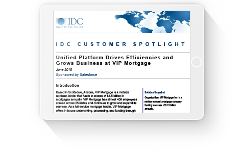IDC Customer Spotlight: VIP Mortgage