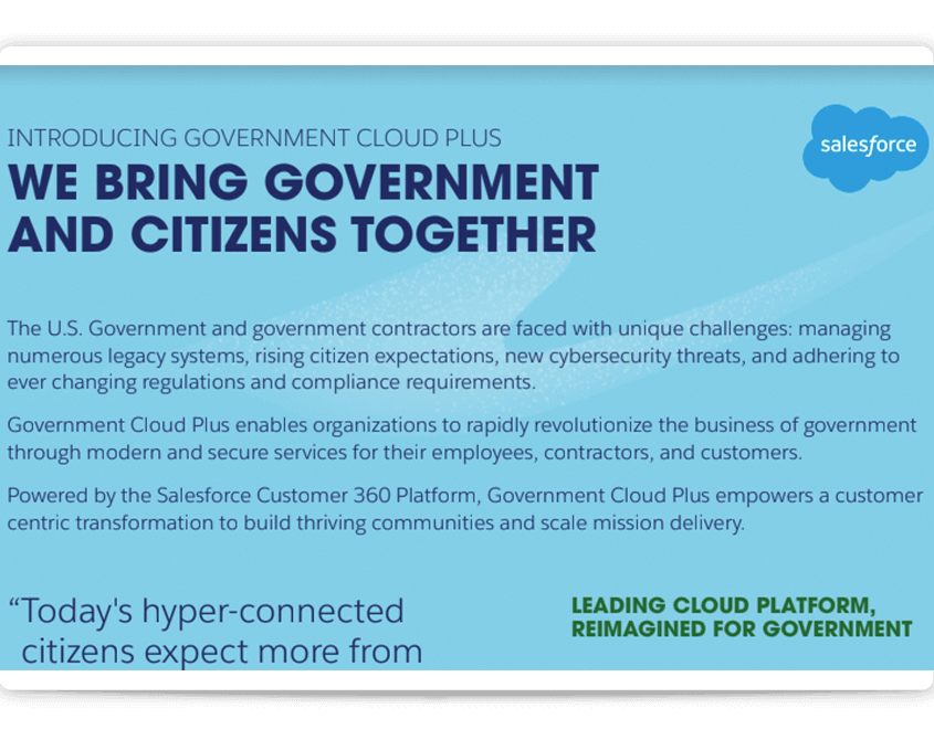 Get the Government Cloud Plus Datasheet