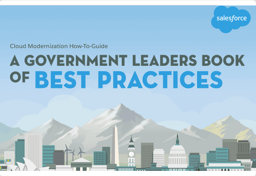 Image that says "A Government Leader's Book of Best Practices"