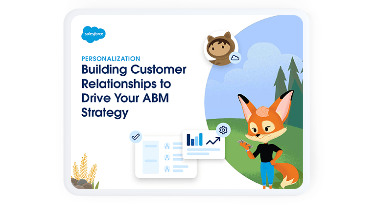 Capa da personalização: Guia Criando relações com os clientes que impulsionam sua estratégia ABM
