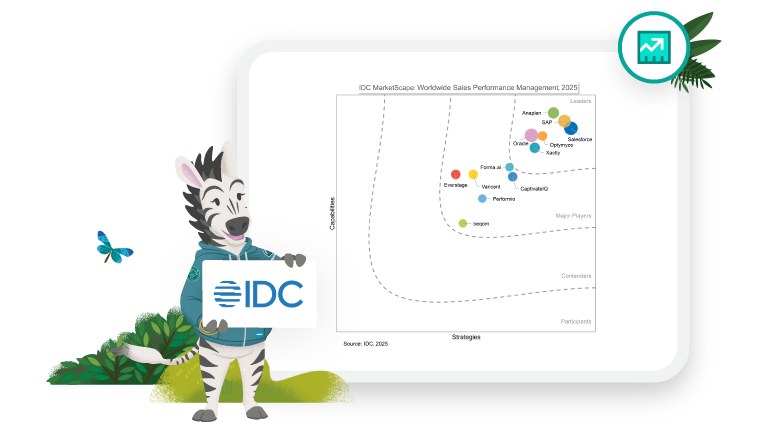IDC graph shown on a screen
