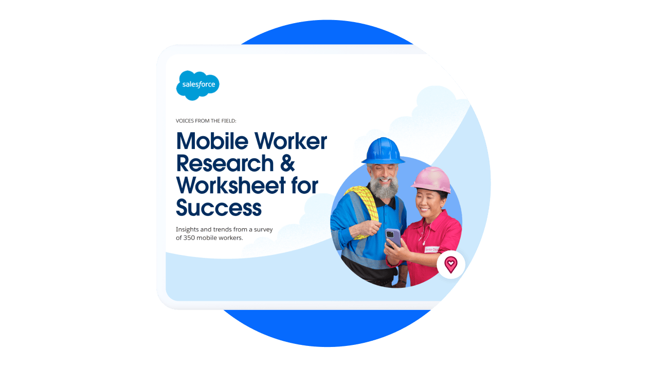 Cover of the Mobile Worker Research & Worksheet for Success guide.