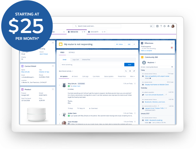 Starting at $25 per month*