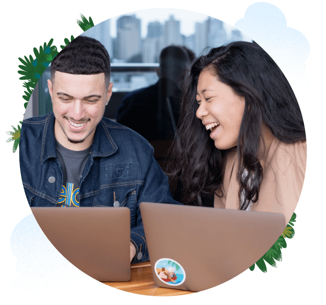 diverse groups of salesforce employees