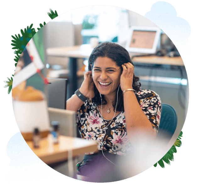 diverse groups of salesforce employees