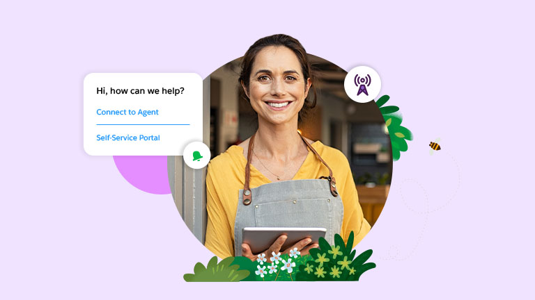 Telecommedewerkers delen naadloos inventaris- en ordergegevens via hun tablets.