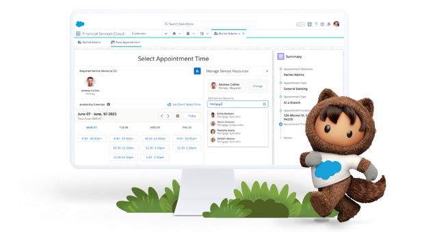 Product screen image of Salesforce Scheduler