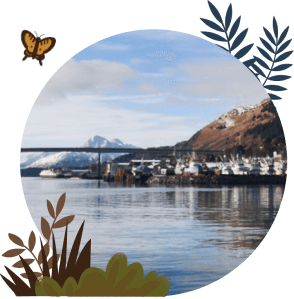 Imagem à beira d’água em Anchorage