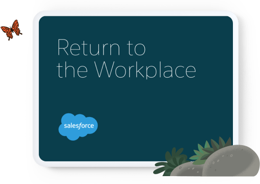 Screen showing Return to the Workplace