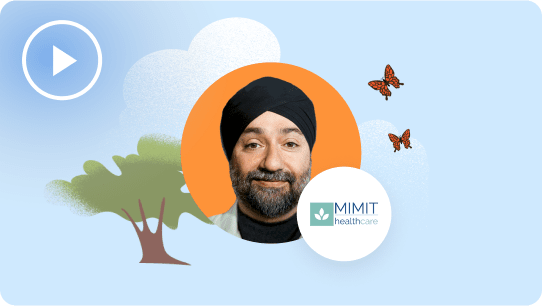 MIMIT Health logo with physician image