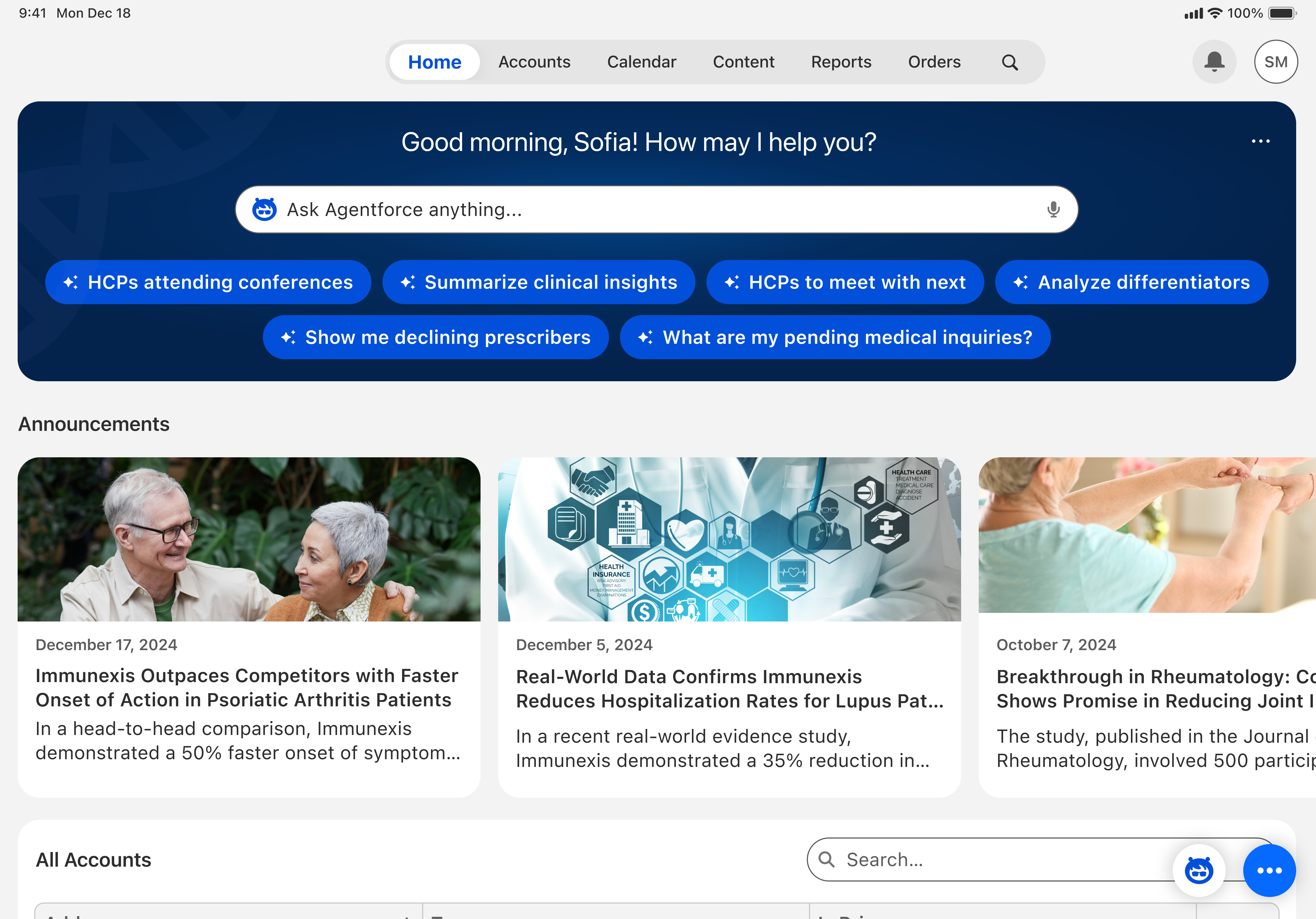 Get Life Sciences Cloud for Customer Engagement free for 30 days.