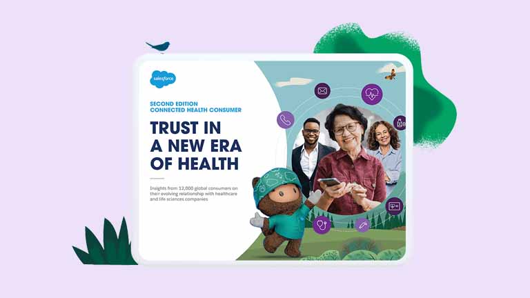 Connected Health Consumer Report on tablet