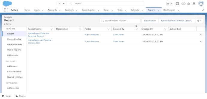User clicks New button and searches for the words "HTML Email Status."