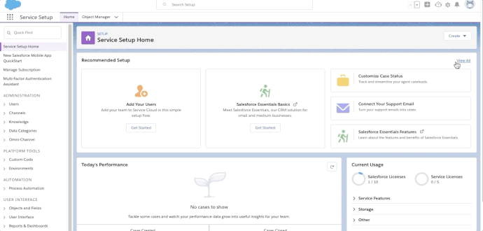 User clicks on View All link which opens up a window. User clicks on Turn Facebook Posts into Cases and then clicks Next button before signing in.
