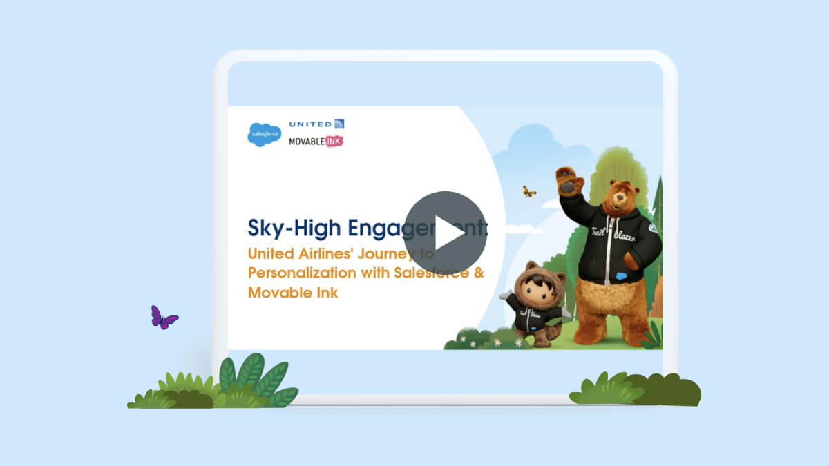 Sky-High Engagement: United Airlines' Journey to Personalization with Salesforce and Movable Ink