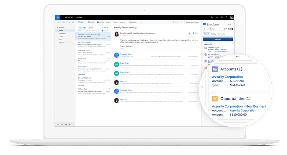 Sales Tracking Software For Outlook Email Salesforce
