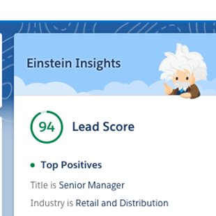 Einstein showing the dashboard for Sales Engagement that helps create new opportunities in one seamless workspace