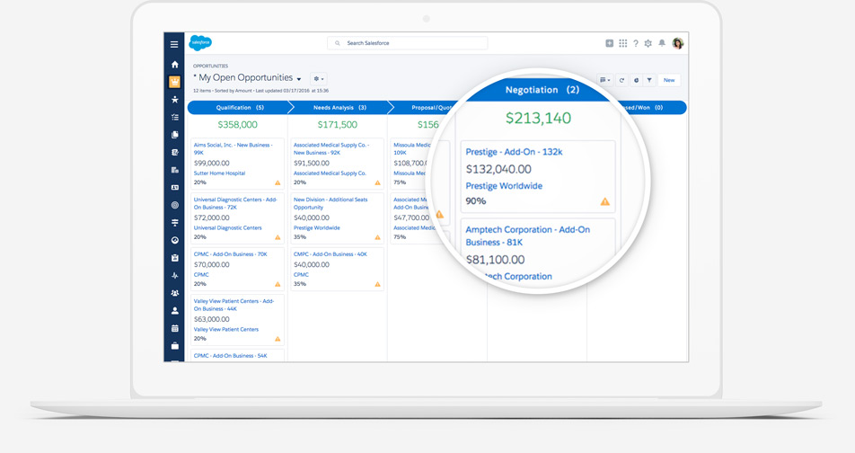 La nueva interfaz de usuario de Lightning Salesforce