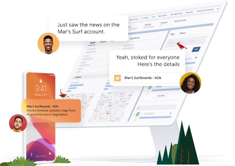 Salesforce Anywhere Realtime Team Collaboration App Salesforce