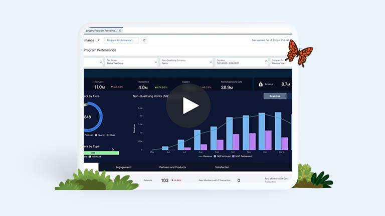 A B2B employee working on a tablet