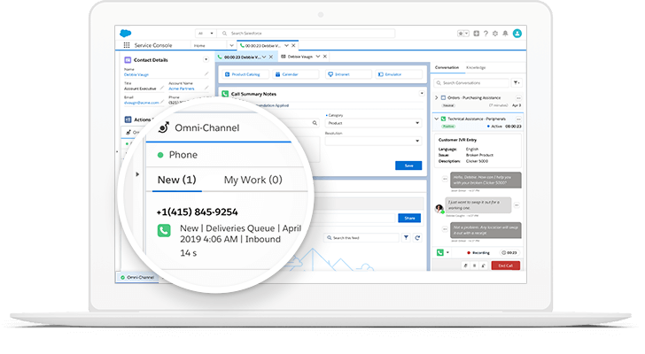 Callcenter Software: Service Cloud Voice - Salesforce