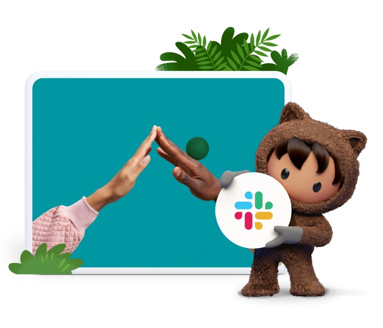 Astro holding slack logo with IDC logo and reporting square