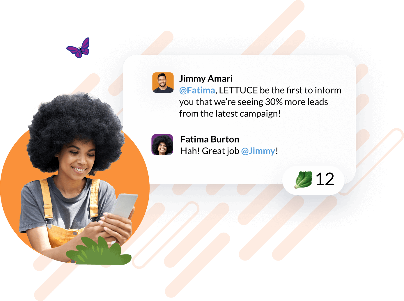 A person is using their phone - Meaningful connections and high-quality leads are just a few clicks away