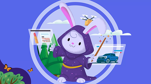 Cómo nació el conejo Genie, el nuevo personaje de Salesforce