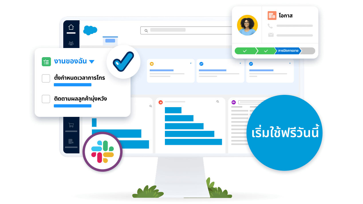 CRM ฟรีของ Salesforce