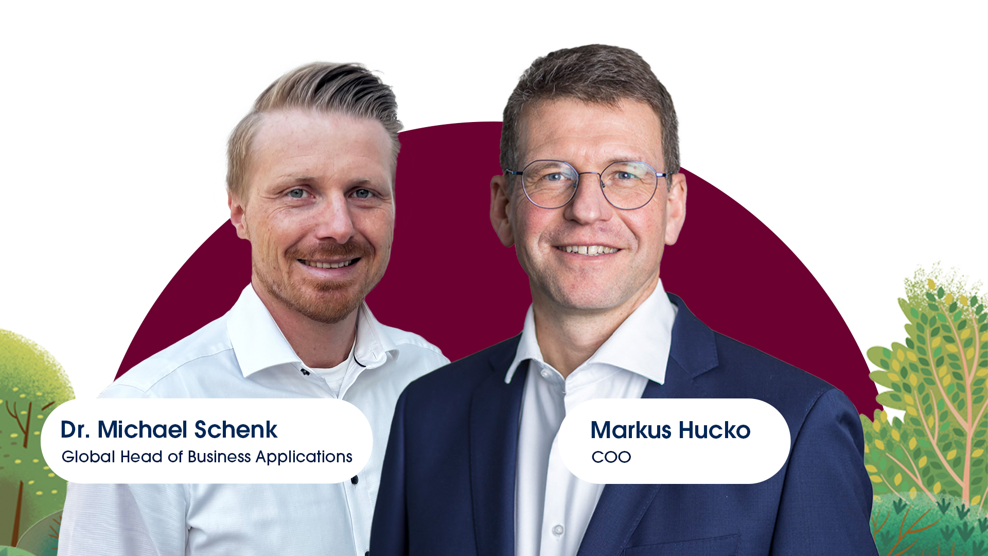 Dr. Michael Schenk und Markus Hucko von Leadtec