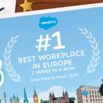 Salesforce es la mejor empresa para trabajar en Europa por segundo año consecutivo