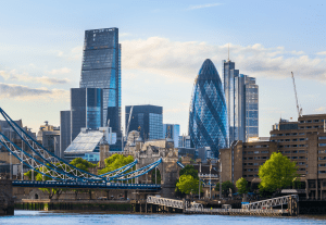 View of the Salesforce Tower in London