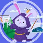 Salesforce Genie character