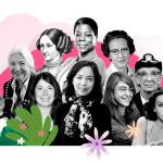 Illustration of 10 women that changed the tech landscape forever. The ten women are: Ada Lovelace, Jean Bartik, Hedy Lamarr, Grace Hopper, Katherine Johnson, Margaret Hamilton, Radia Perlman, Ursula Burns, Ruzena Bajcsy & Fei-Fei Li