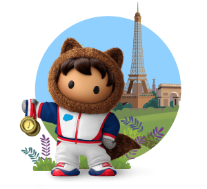 Astro en tenue de sport tient une médaille d'or devant la Tour Eiffel