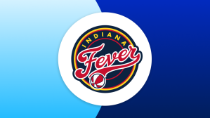 The Indiana Fever team logo.