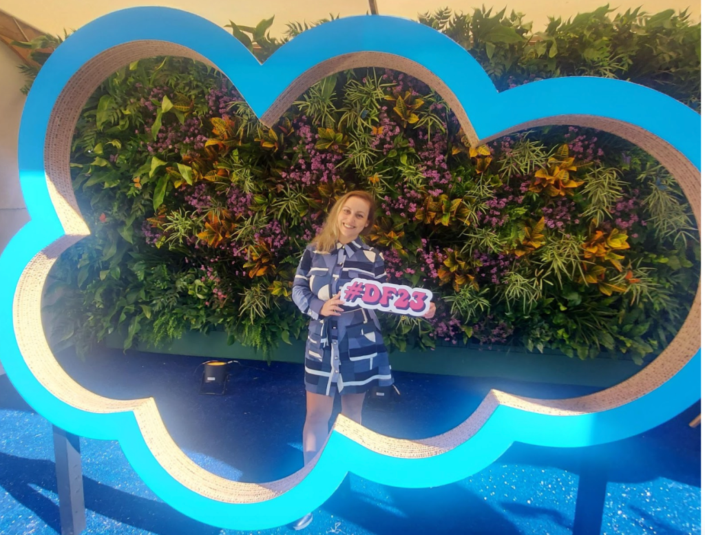 ילנה בכנס Dreamforce בסן פרנסיסקו