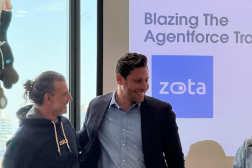 אבנר (אייבי) זיו, מנכ״ל Zota ויניב לקונישוק מנהל הלקוח בסיילספורס