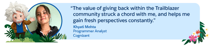 Giving back is second nature to Khyati Mehta. During her busy undergraduate years, she always made time to volunteer with an NGO that worked with underprivileged children.