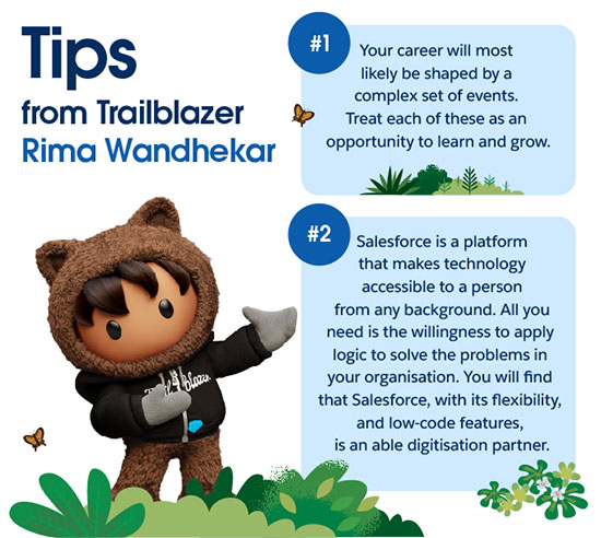 Tips from Trailblazer Rima Wandhekar