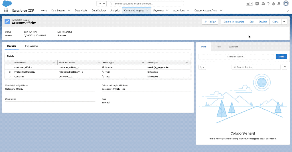 Instant Analytics for CRMA