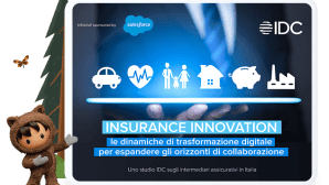 L'indagine Salesforce-IDC Italia "Insurance innovation: le dinamiche di trasformazione digitale per espandere gli orizzonti di collaborazione"