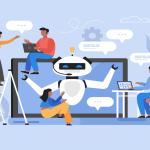 AI literacy in action—humans and AI collaborating seamlessly.